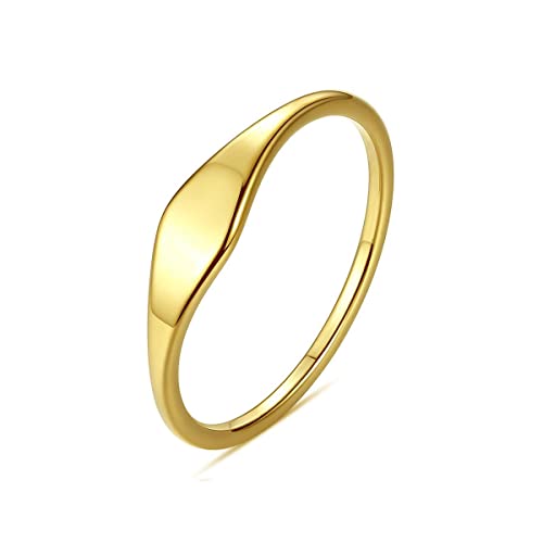 YAHOYA Trendige Ringe Edelstahl Metall Gold Trending Sommer Stil dünner Ring für Frauen YAHOYA Trendige Ringe Edelstahl Metall Gold Trending Sommer Stil dünner Ring für Frauen von YAHOYA