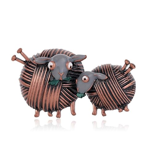 YAHOYA Vintage Knäuel aus Garn Schaf Brosche Niedliche Tier Anstecknadeln Emaille Schmuck Für Frauen Mädchen Tägliche Party Dekoration Zubehör Geschenk YAHOYA Vintage Knäuel aus Garn Schaf Brosche Niedliche Tier Anstecknadeln Emaille Schmuck Für Frauen Mädchen Tägliche Party Dekoration Zubehör Geschenk von YAHOYA
