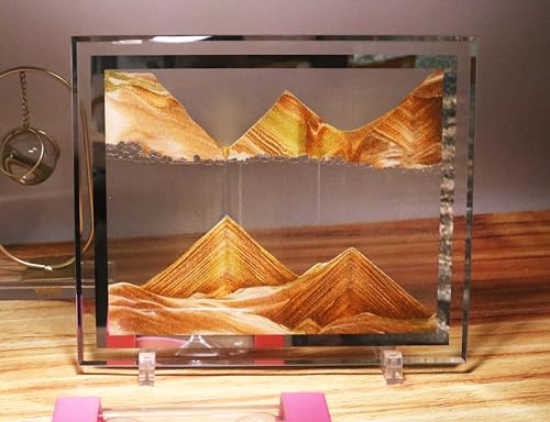 YaiHe Moving Sand Art Bild Fotorahmen Kunst Kreation Drift Sand Malerei Ornament Desktop 3D Dynamische Sand Malerei Kunst bunt von yaihe