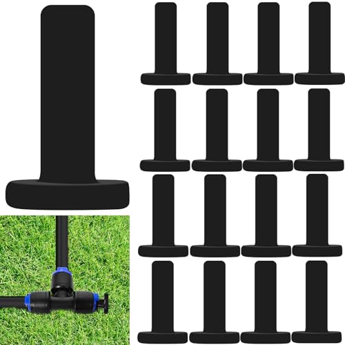 10 Stück 1/4 Zoll Endstopfen für Tropfbewässerung, T-Verbindungsstücke, Schnellverbindung, Universal-Tropfbewässerungsschlauch-Kupplungsventil, Verbindungs-Verriegelung für Sprinkler oder von YAIRMIS