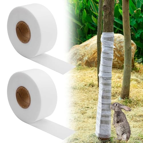 YAIUNHIQ Baum Winterschutz Wickelstreifen,2 StüCk Baumschutzbandage,Winterfeste Pflanzenschutzbandage,8cm*60m YAIUNHIQ Baum Winterschutz Wickelstreifen,2 StüCk Baumschutzbandage,Winterfeste Pflanzenschutzbandage,8cm*60m von YAIUNHIQ