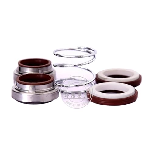202 Serie CE/CA/VMQ Passend for 12–55 mm Wasserpumpe Mechanische Wellendichtung Doppelseitige unausgeglichene Einzelschraubenfeder for heißes, abgekochtes Wasser(17mm) von YAJEKLHQJ