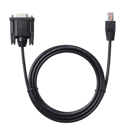 9Pin D-Sub DB9 Buchse RS232 Seriell zu RJ45 8P8C Kommunikationskabel Solar Wechselrichter PC Kommunikation(1m) von YAJEKLHQJ