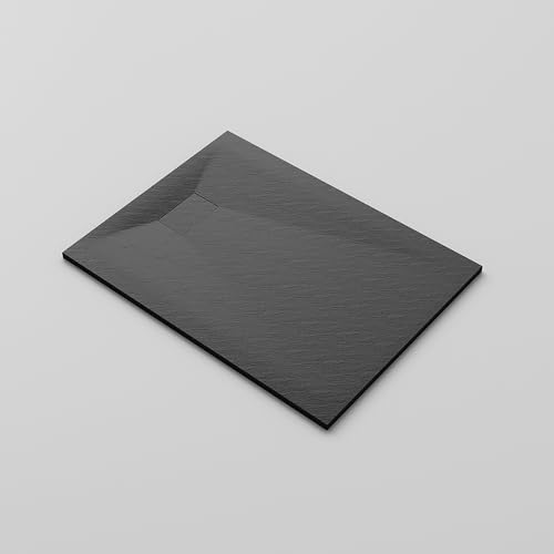 Duschwanne 120 x 90 x 3.2 cm Rutschfeste Oberfläche SMC Duschtasse Brausewanne Rechteck Steinoptik ohne Ablaufgarnitur Schwarz Duschwanne 120 x 90 x 3.2 cm Rutschfeste Oberfläche SMC Duschtasse Brausewanne Rechteck Steinoptik ohne Ablaufgarnitur Schwarz von YAKE