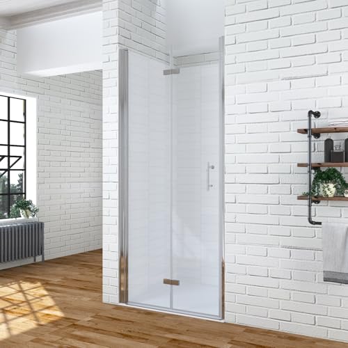 YAKE Duschtür faltbar 120 x 195 cm Nischentür dusche Duschabtrennung Falttür aus 6mm ESG Sicherheitsglas mit Nanobeschichtung Badezimmer Nischenfalttür Drehfalttür Verstellbereich 119-121,5 cm YAKE Duschtür faltbar 120 x 195 cm Nischentür dusche Duschabtrennung Falttür aus 6mm ESG Sicherheitsglas mit Nanobeschichtung Badezimmer Nischenfalttür Drehfalttür Verstellbereich 119-121,5 cm von YAKE