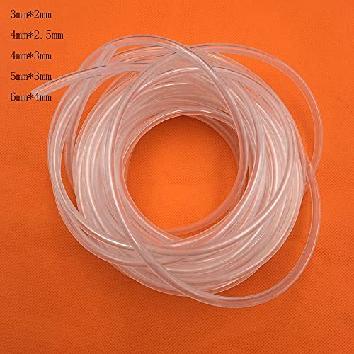Druckerteile- 10M Tintenstrahldrucker 1 Reihe Tintenrohr Tintenschlauch for DX4 DX5 DX7 Druckkopf for Mimaki Roland Mutoh-Tintenschlauchschlauch 1 Zeile 3 * 2mm 4 * 3mm (Color : 4X2.5mm) von YAKESTYLE