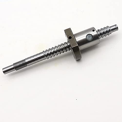 YAKESTYLE Druckerteile- Kugelschraube SFU1204 / SFU1605 / SFU1610 / SFU2005 / SFU2510 Bearbeitung mit C7-Mutter 22mm 24mm 28mm CNC Lineare Schienenführung (Color : SFU1610, Guide Length : 150mm) von YAKESTYLE