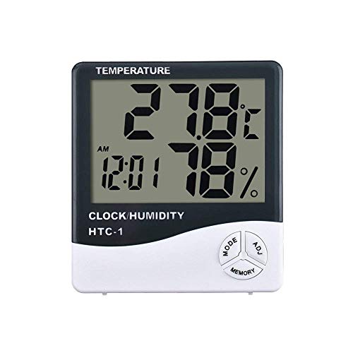 YALIKESI Digitales Feuchtigkeits-Temperatur-Thermometer-Hygrometer-Messgerät für Home Office Indoor von YALIKESI