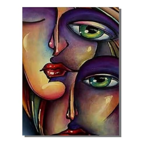 5D Diamond Painting Erwachsene, Diamant Malerei Kinder Anfänger, DIY Abstrakt Gesicht Diamant Painting Bilder Erwachsene Bastelset Als Geschenk Zur Entspannung und Als Wanddeko 30x40 cm SYLF6 5D Diamond Painting Erwachsene, Diamant Malerei Kinder Anfänger, DIY Abstrakt Gesicht Diamant Painting Bilder Erwachsene Bastelset Als Geschenk Zur Entspannung und Als Wanddeko 30x40 cm SYLF6 von YALNSENN