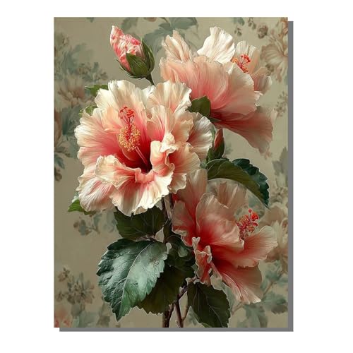 5D Diamond Painting Erwachsene, Diamant Malerei Kinder Anfänger, DIY Blume Pflanze Diamant Painting Bilder Erwachsene Bastelset Geeignet Als Geschenk, Zur Entspannung und Als Wanddeko 30x40 cm SYLF84 von YALNSENN