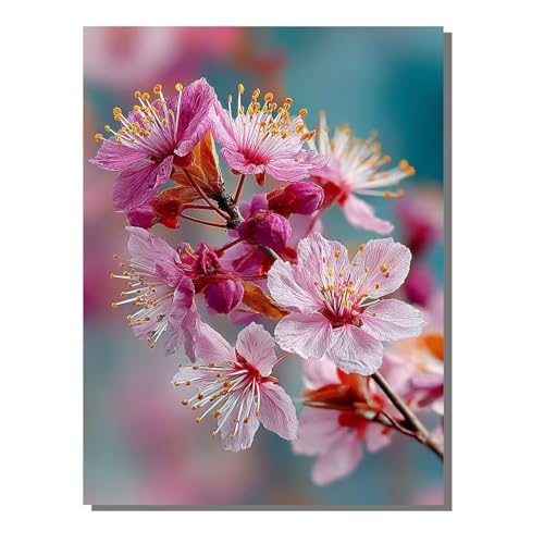5D Diamond Painting Erwachsene, Diamant Malerei Kinder Anfänger, DIY Blume Pflanze Diamant Painting Bilder Erwachsene Bastelset Geeignet Als Geschenk, Zur Entspannung und Als Wanddeko 80x100 cm SYLF37 von YALNSENN