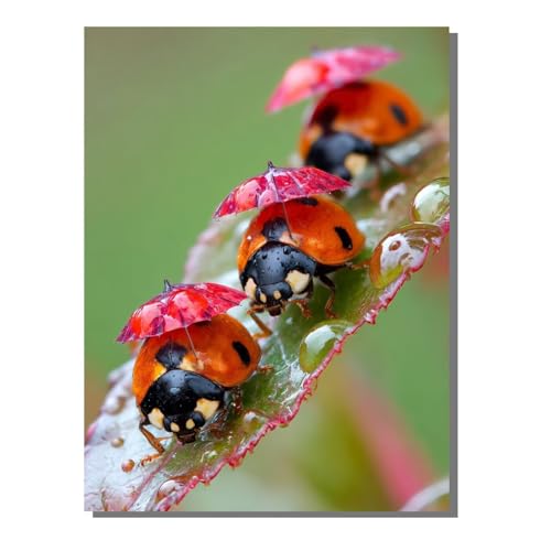 5D Diamond Painting Erwachsene, Diamant Malerei Kinder Anfänger, DIY Insekt Marienkäfer Diamant Painting Bilder Erwachsene Bastelset Als Geschenk Zur Entspannung und Als Wanddeko 50 x 70 cm SYLF790 5D Diamond Painting Erwachsene, Diamant Malerei Kinder Anfänger, DIY Insekt Marienkäfer Diamant Painting Bilder Erwachsene Bastelset Als Geschenk Zur Entspannung und Als Wanddeko 50 x 70 cm SYLF790 von YALNSENN