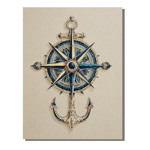 5D Diamond Painting Erwachsene, Diamant Malerei Kinder Anfänger, DIY Kompass Retro Diamant Painting Bilder Erwachsene Bastelset Als Geschenk Zur Entspannung und Als Wanddeko 50 x 70 cm SYLF782 5D Diamond Painting Erwachsene, Diamant Malerei Kinder Anfänger, DIY Kompass Retro Diamant Painting Bilder Erwachsene Bastelset Als Geschenk Zur Entspannung und Als Wanddeko 50 x 70 cm SYLF782 von YALNSENN