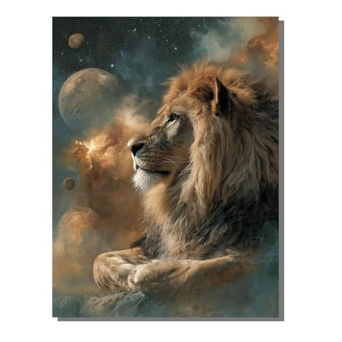 5D Diamond Painting Erwachsene, Diamant Malerei Kinder Anfänger, DIY Tier Löwe Diamant Painting Bilder Erwachsene Bastelset Geeignet Als Geschenk, Zur Entspannung und Als Wanddeko 80x100 cm SYLF86 5D Diamond Painting Erwachsene, Diamant Malerei Kinder Anfänger, DIY Tier Löwe Diamant Painting Bilder Erwachsene Bastelset Geeignet Als Geschenk, Zur Entspannung und Als Wanddeko 80x100 cm SYLF86 von YALNSENN