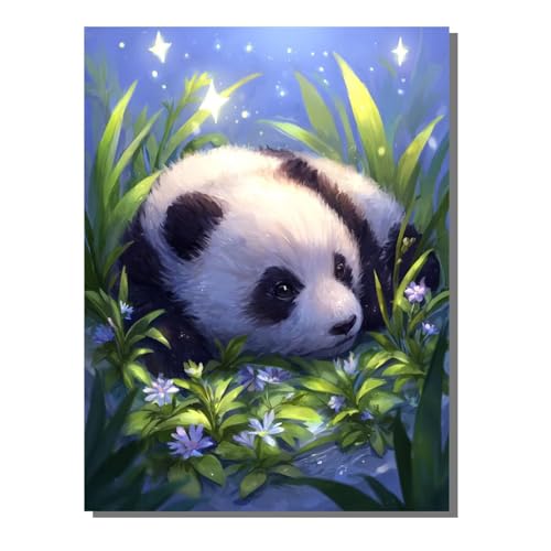 5D Diamond Painting Erwachsene, Diamant Malerei Kinder Anfänger, DIY Tier Panda Diamant Painting Bilder Erwachsene Bastelset Geeignet Als Geschenk, Zur Entspannung und Als Wanddeko 40x50cm SYLF57 5D Diamond Painting Erwachsene, Diamant Malerei Kinder Anfänger, DIY Tier Panda Diamant Painting Bilder Erwachsene Bastelset Geeignet Als Geschenk, Zur Entspannung und Als Wanddeko 40x50cm SYLF57 von YALNSENN