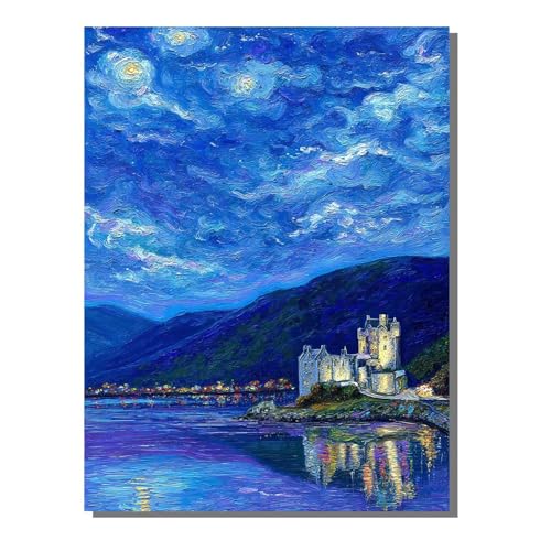 Abstrakt Landschaft Diamond Painting Erwachsene, 5D Diamant Kunst Kinder Kits, DIY Erwachsene Mosaikherstellung Basteln Diamant Malerei Bilder Set für Wanddekoration, Geschenke 60x80 cm SYLF780 Abstrakt Landschaft Diamond Painting Erwachsene, 5D Diamant Kunst Kinder Kits, DIY Erwachsene Mosaikherstellung Basteln Diamant Malerei Bilder Set für Wanddekoration, Geschenke 60x80 cm SYLF780 von YALNSENN