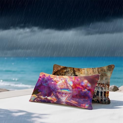 Kissenbezug 70 x 90cm Vase 2er Set Sofakissen Rom Muster Outdoor Kissen Rechteck Wasserfestem Superweichem Unsichtbarer Reißverschluss Beidseitiger Druck Boho Dekokissen Gilt Wohnzimmer BY2 7-4 Kissenbezug 70 x 90cm Vase 2er Set Sofakissen Rom Muster Outdoor Kissen Rechteck Wasserfestem Superweichem Unsichtbarer Reißverschluss Beidseitiger Druck Boho Dekokissen Gilt Wohnzimmer BY2 7-4 von YALNSENN