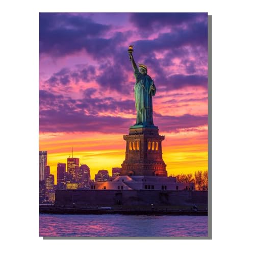 Landschaft Freiheitsstatue Diamond Painting Erwachsene, 5D Diamant Kunst Kinder Kits, DIY Erwachsene Mosaikherstellung Basteln Diamant Malerei Bilder Set für Wanddekoration, Geschenke 40x50cm SYLF343 Landschaft Freiheitsstatue Diamond Painting Erwachsene, 5D Diamant Kunst Kinder Kits, DIY Erwachsene Mosaikherstellung Basteln Diamant Malerei Bilder Set für Wanddekoration, Geschenke 40x50cm SYLF343 von YALNSENN