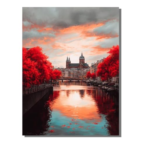 See Stadt Diamond Painting Erwachsene, 5D Diamant Kunst Kinder Kits, DIY Erwachsene Mosaikherstellung Basteln Diamant Malerei Bilder Set für Weihnachten Wanddekoration, Geschenke 60x80 cm SYLF329 See Stadt Diamond Painting Erwachsene, 5D Diamant Kunst Kinder Kits, DIY Erwachsene Mosaikherstellung Basteln Diamant Malerei Bilder Set für Weihnachten Wanddekoration, Geschenke 60x80 cm SYLF329 von YALNSENN