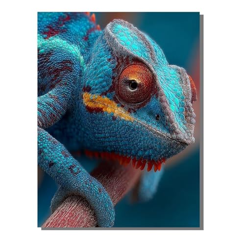 Tier Eidechse Diamond Painting Erwachsene, 5D Diamant Kunst Kinder Kits, DIY Erwachsene Mosaikherstellung Basteln Diamant Malerei Bilder Set für Weihnachten Wanddekoration, Geschenke 50 x 70 cm SYLF43 Tier Eidechse Diamond Painting Erwachsene, 5D Diamant Kunst Kinder Kits, DIY Erwachsene Mosaikherstellung Basteln Diamant Malerei Bilder Set für Weihnachten Wanddekoration, Geschenke 50 x 70 cm SYLF43 von YALNSENN