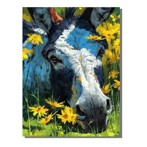 Tier Pferd Diamond Painting Erwachsene, 5D Diamant Kunst Kinder Kits, DIY Erwachsene Mosaikherstellung Basteln Diamant Malerei Bilder Set für Weihnachten Wanddekoration, Geschenke 40x50cm SYLF72 Tier Pferd Diamond Painting Erwachsene, 5D Diamant Kunst Kinder Kits, DIY Erwachsene Mosaikherstellung Basteln Diamant Malerei Bilder Set für Weihnachten Wanddekoration, Geschenke 40x50cm SYLF72 von YALNSENN