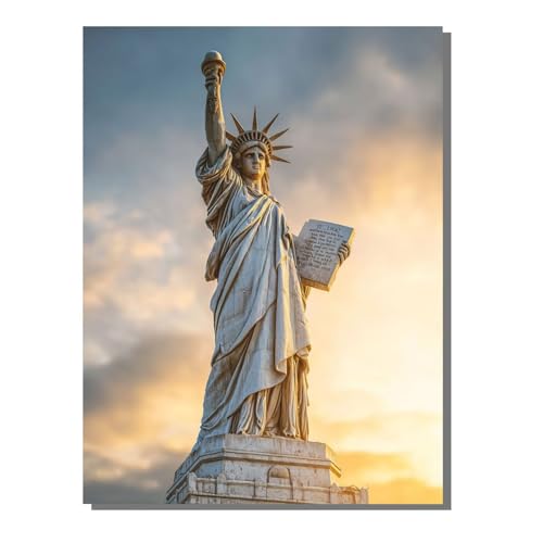 USA Freiheitsstatue Diamond Painting Erwachsene, 5D Diamant Kunst Kinder Kits, DIY Erwachsene Mosaikherstellung Basteln Diamant Malerei Bilder Set für Wanddekoration, Geschenke 50 x 70 cm SYLF785 USA Freiheitsstatue Diamond Painting Erwachsene, 5D Diamant Kunst Kinder Kits, DIY Erwachsene Mosaikherstellung Basteln Diamant Malerei Bilder Set für Wanddekoration, Geschenke 50 x 70 cm SYLF785 von YALNSENN