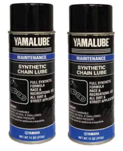 Yamaha Yamalube Acc-SYNCH-AI-NL Synthetisches Kettenschmiermittel, Yamalube OEM – (2) Dosen mit 325 ml von YAMAHA