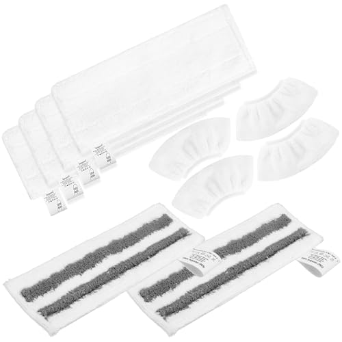 10 Stück Mikrofaser Tuchset Kompatibel mit Kärcher Easyfix SC1 SC2 SC3 SC4 SC5 Dampfreiniger Zubehör, Waschbar Mikrofaserbezug Bodendüse für Alle Böden (4 Bodendüse + 4 Handdüsen + 2 Schleif Tücher) 10 Stück Mikrofaser Tuchset Kompatibel mit Kärcher Easyfix SC1 SC2 SC3 SC4 SC5 Dampfreiniger Zubehör, Waschbar Mikrofaserbezug Bodendüse für Alle Böden (4 Bodendüse + 4 Handdüsen + 2 Schleif Tücher) von YAMAIDUO