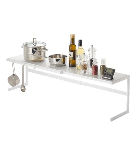 Extendable kitchen rack - Tower - white von YAMAZAKI