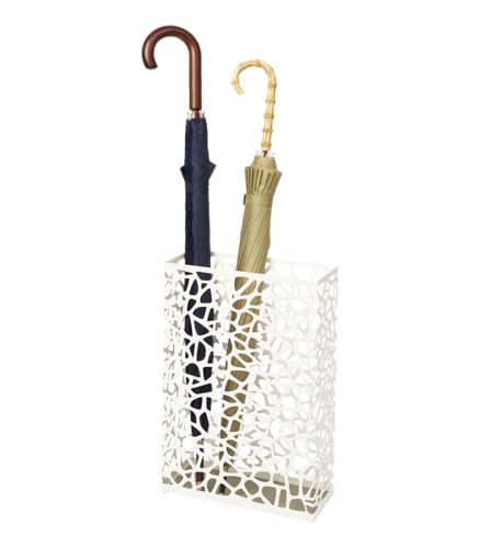 Umbrella Stand Nest rectangle - white von YAMAZAKI