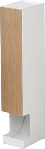 YAMAZAKI Rin Toilettenpapierspender, Holz, Weiß, One Size von YAMAZAKI