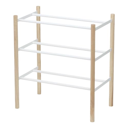 Expand. Shoe Rack - Plain - white von YAMAZAKI