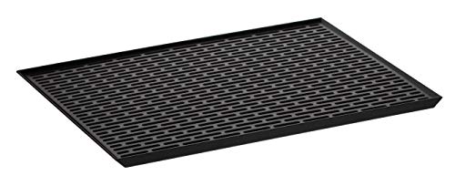 YAMAZAKI Tower Abtropfmatte, ABS, Schwarz, One Size von YAMAZAKI