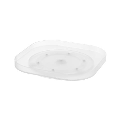 Yamazaki 1322 Flache drehbare Kühlschrank-Ablage, Polystyrol/Silikon von YAMAZAKI