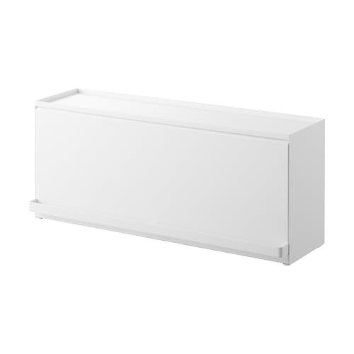 Yamazaki 1452 TOWER Halbgeschlossene Aufbewahrungsbox für die Küchenzeile, weiß, Stahl/POM Harz/Polypropylen/Silikon, minimalistisch, 17,7 x 60 x 25,2 cm von YAMAZAKI