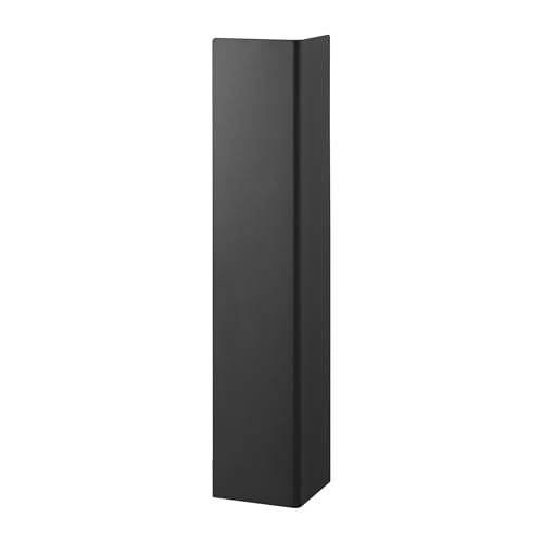 Yamazaki 1490 Tower Toilettenpapierhalter mit Rollen, schwarz, Stahl/Magnet, minimalistisch, 16 x 16 x 80,5 cm Yamazaki 1490 Tower Toilettenpapierhalter mit Rollen, schwarz, Stahl/Magnet, minimalistisch, 16 x 16 x 80,5 cm von YAMAZAKI