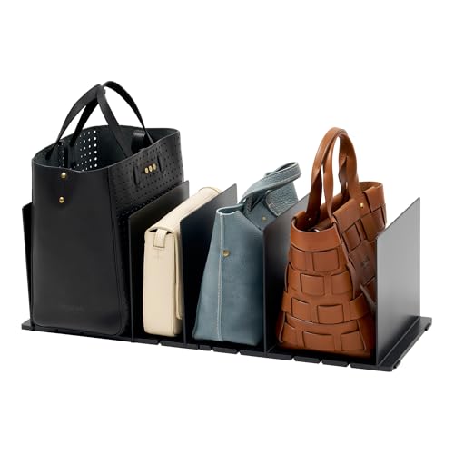 YAMAZAKI 4957 SMART Taschen-Organizer (2er-Set), schwarz, ABS-Harz, minimalistisch, 31.8 x 24 x 21 cm von YAMAZAKI