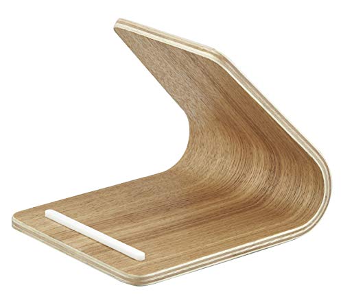 Yamazaki 7327 RIN Tablet-Ständer, beige, Schichtholz, minimalistisch, 12 x 14 x 11.5 cm Yamazaki 7327 RIN Tablet-Ständer, beige, Schichtholz, minimalistisch, 12 x 14 x 11.5 cm von YAMAZAKI