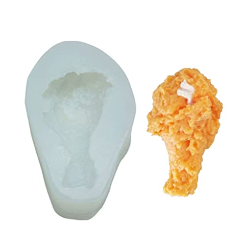 Gebratene Hühnerbein-Lebensmittelformen, Seife, Gips, Schokolade, Kerzen, Kuchenform, Silikon Gebratene Hühnerbein-Lebensmittelformen, Seife, Gips, Schokolade, Kerzen, Kuchenform, Silikon von YANBOYI