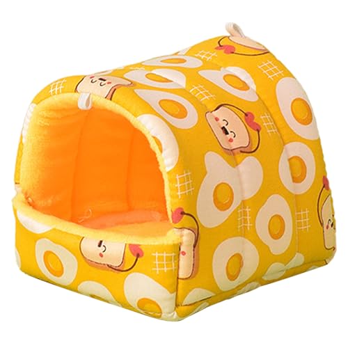 YANBOYI Hängematte mit Hamster-Druck, Hängebett, Bettmatte, Käfigzubehör, warm, kratzfest, Tunnelbett für Frettchen von YANBOYI