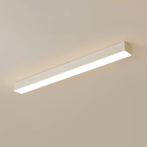 YANCHEWW Halb eingebauter Deckenleuchter langer Kronleuchter Moderne Deckenleuchte für Flur Decke weiße Deckenleuchte für Veranda Küche Schlafzimmer Wohnzimmer eleganter Eingang von YANCHEWW