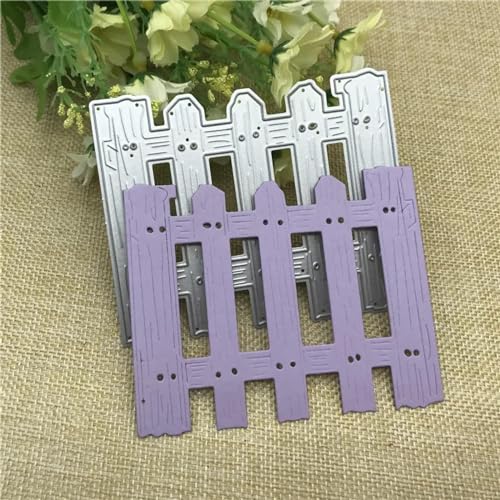 Schablonen zur Kartenherstellung, 10,1 x 8,2 cm, Zaun-Metall-Stanzform, rundes Loch, Etikett, Etikett, Scrapbooking, Papierhandwerk Schablonen zur Kartenherstellung, 10,1 x 8,2 cm, Zaun-Metall-Stanzform, rundes Loch, Etikett, Etikett, Scrapbooking, Papierhandwerk von YANCHIPANGHE