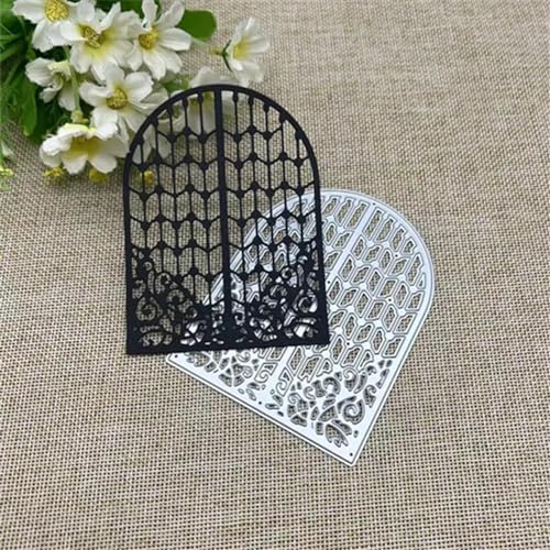 Schablonen zur Kartenherstellung, 10,2 x 7,7 cm, Fensterspitze, Blumen, Rahmen, Metall-Stanzformen für Scrapbooking, dekorative Prägung, Handarbeitsvorlage Schablonen zur Kartenherstellung, 10,2 x 7,7 cm, Fensterspitze, Blumen, Rahmen, Metall-Stanzformen für Scrapbooking, dekorative Prägung, Handarbeitsvorlage von YANCHIPANGHE