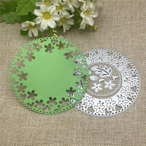 Schablonen zur Kartenherstellung, 10 x 10 cm, 3D-Blume, Herz, Metall-Stanzform, rundes Loch, Etikett, Etikett, Scrapbooking, Papierhandwerk Schablonen zur Kartenherstellung, 10 x 10 cm, 3D-Blume, Herz, Metall-Stanzform, rundes Loch, Etikett, Etikett, Scrapbooking, Papierhandwerk von YANCHIPANGHE