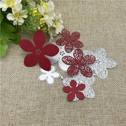 Schablonen zur Kartenherstellung, 10 x 11,7 cm, Blumen, Spitze, Metall-Stanzformen für Scrapbooking, dekorative Prägung, Handarbeitsvorlage Schablonen zur Kartenherstellung, 10 x 11,7 cm, Blumen, Spitze, Metall-Stanzformen für Scrapbooking, dekorative Prägung, Handarbeitsvorlage von YANCHIPANGHE