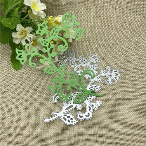 Schablonen zur Kartenherstellung, 12,6 x 10,5 cm, 3D-Blumen- und Blatt-Metall-Stanzform, rundes Loch, Etiketten, Scrapbooking, Papierbasteln Schablonen zur Kartenherstellung, 12,6 x 10,5 cm, 3D-Blumen- und Blatt-Metall-Stanzform, rundes Loch, Etiketten, Scrapbooking, Papierbasteln von YANCHIPANGHE