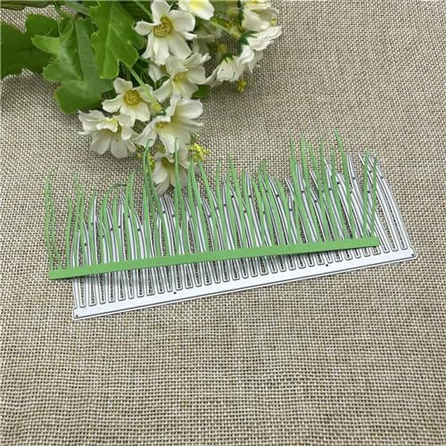Schablonen zur Kartenherstellung, 6,2 x 15,8 cm, Zaun, Gras, Spitze, Metall, runde Löcher, Etiketten, Etiketten, Scrapbooking, Papierbasteln Schablonen zur Kartenherstellung, 6,2 x 15,8 cm, Zaun, Gras, Spitze, Metall, runde Löcher, Etiketten, Etiketten, Scrapbooking, Papierbasteln von YANCHIPANGHE