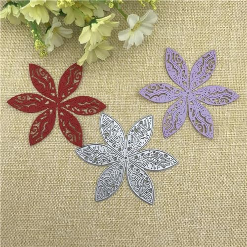 Schablonen zur Kartenherstellung, 8,3 x 8,3 cm, Blumen-Design, Metall, rundes Loch, Etiketten, Scrapbooking, Papierbasteln Schablonen zur Kartenherstellung, 8,3 x 8,3 cm, Blumen-Design, Metall, rundes Loch, Etiketten, Scrapbooking, Papierbasteln von YANCHIPANGHE