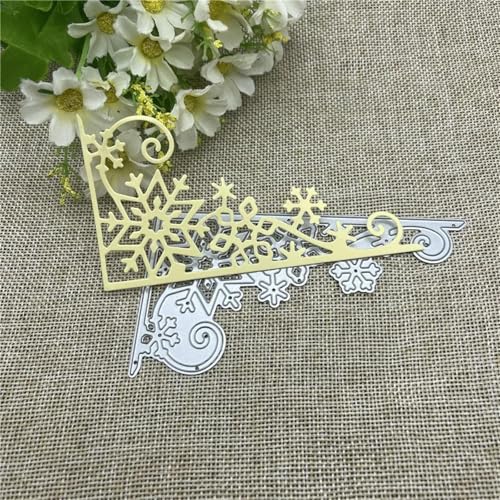 Stanzschablonen für Scrapbooking, 12,2 x 6,7 cm, 3D-Schneeflocken-Metall-Stanzform, rundes Loch, Etikett, Etikett, Scrapbooking, Papierbasteln Stanzschablonen für Scrapbooking, 12,2 x 6,7 cm, 3D-Schneeflocken-Metall-Stanzform, rundes Loch, Etikett, Etikett, Scrapbooking, Papierbasteln von YANCHIPANGHE