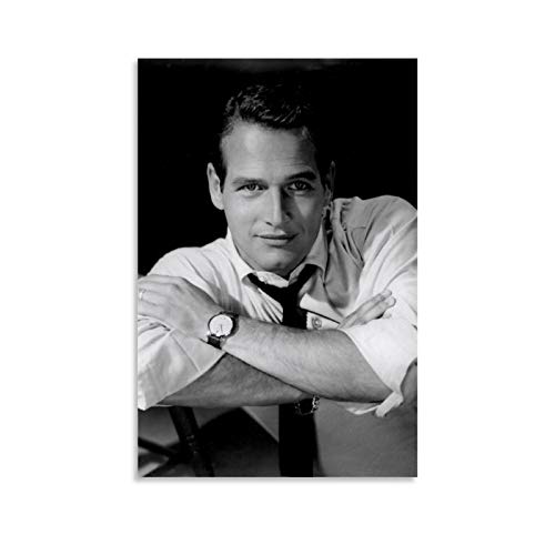 YANDING Berühmter Schauspieler Paul Newman Old Foto Poster Dekorative Malerei Leinwand Wandkunst Wohnzimmer Poster Schlafzimmer Gemälde 20 x 30 cm von YANDING